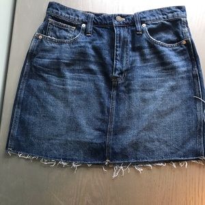 Madewell Denim Rigid Skirt Size 29